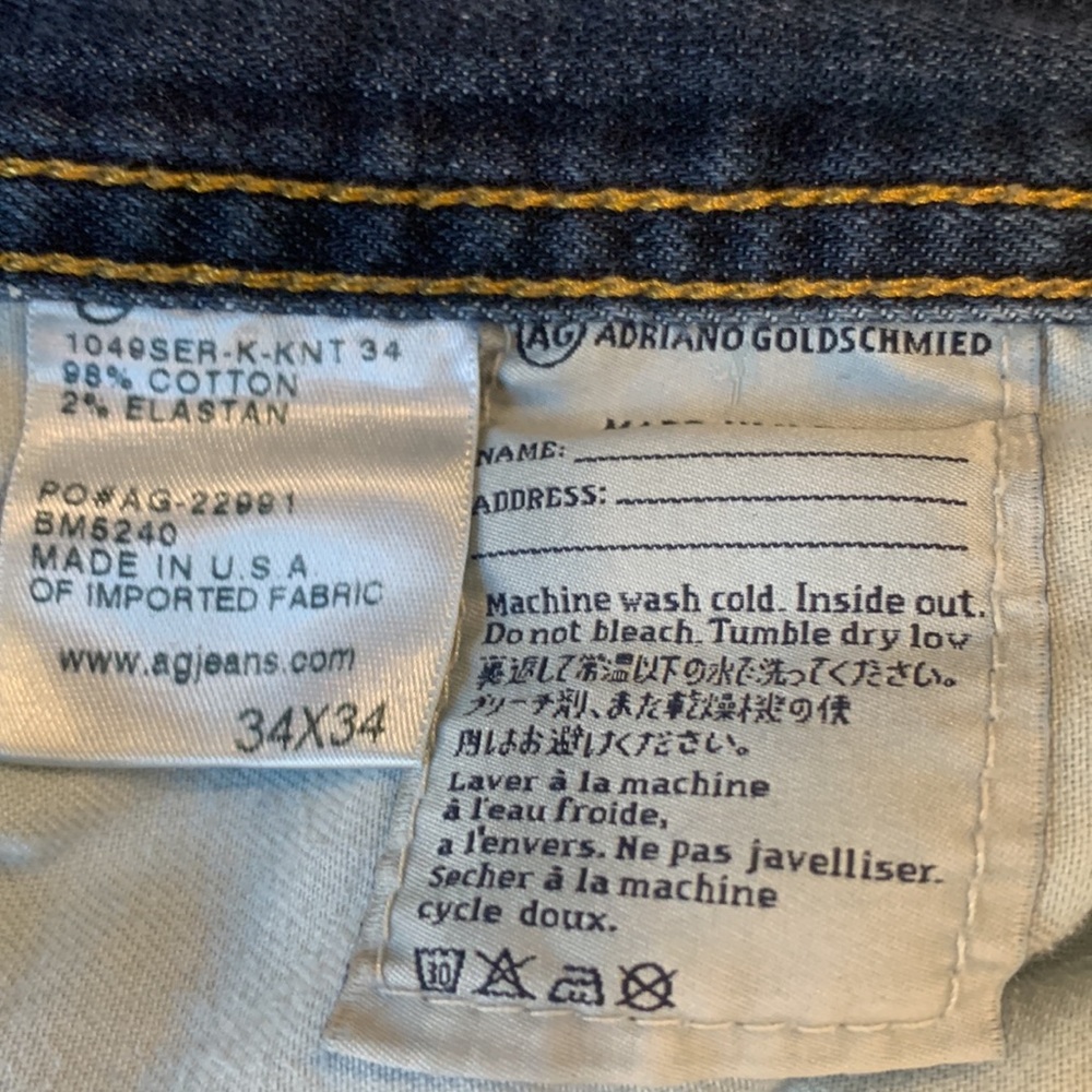 AG The Protoge‎ Jeans, 34x34 - Picture 4 of 6